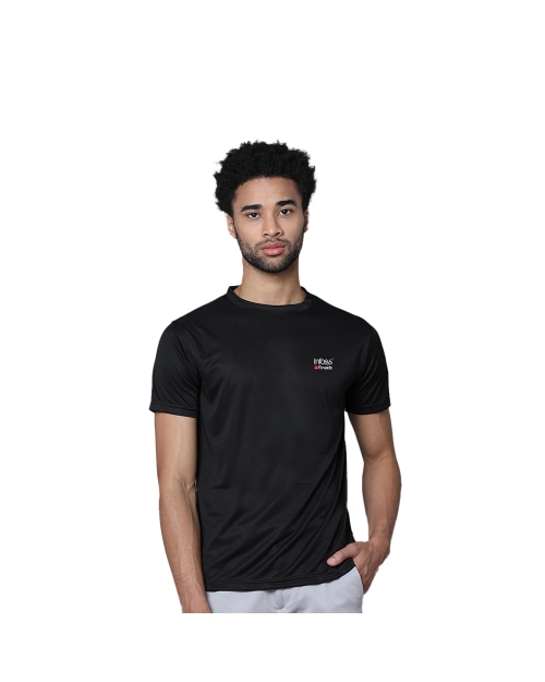 GB Unisex Dry Fit Round Neck T-shirt - Black